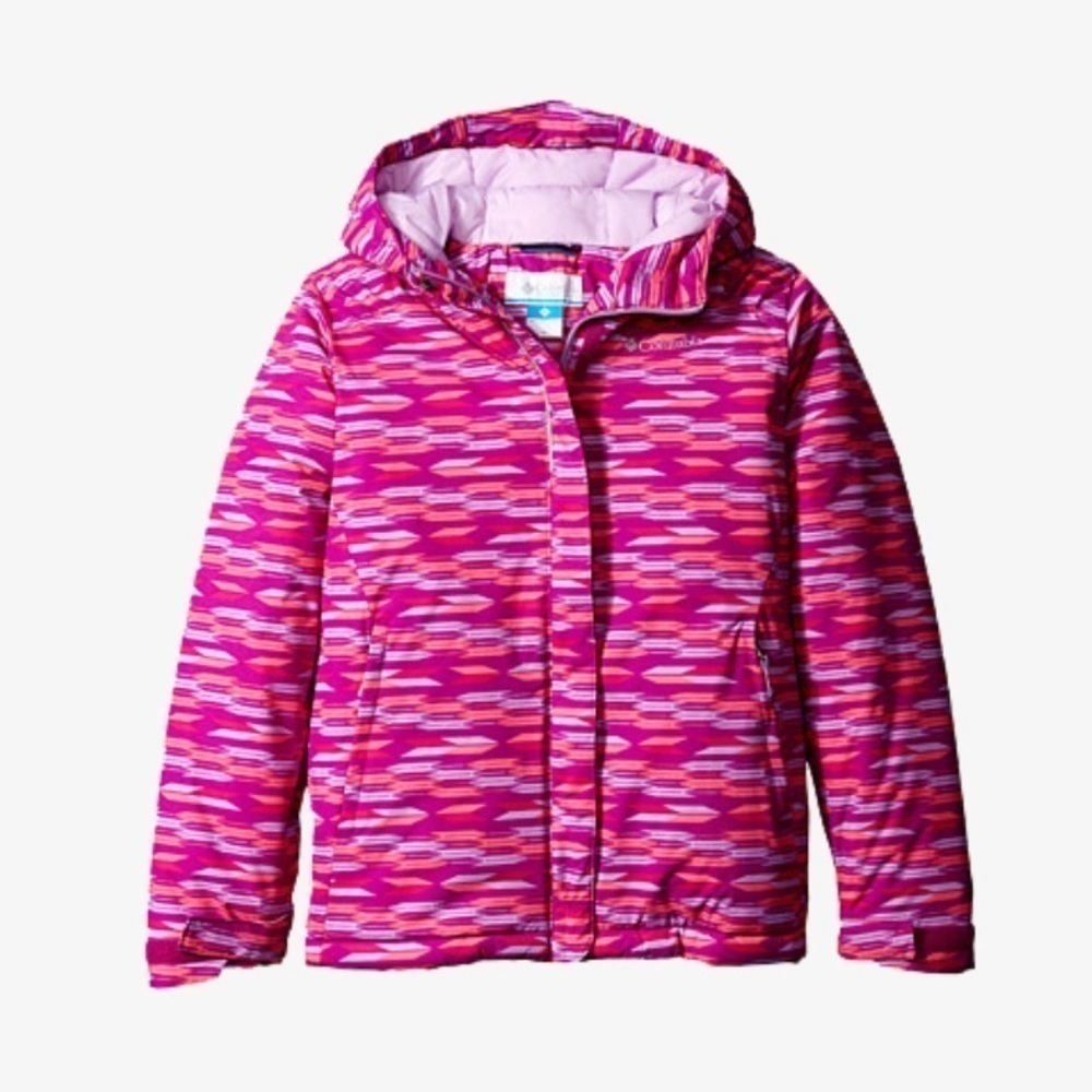 Columbia pink multicolor girls XL 18/20 jacket